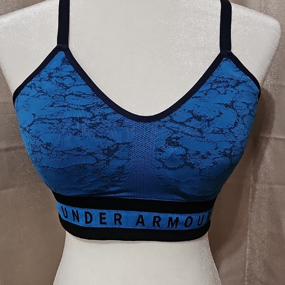 Under Armour Blue Performance Sports Bra